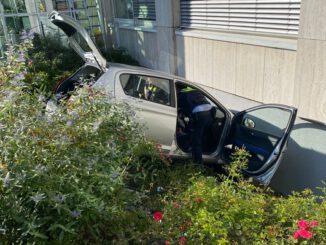 FW-DO: Auto stürzt Böschung herab und prallt vor Hauswand
