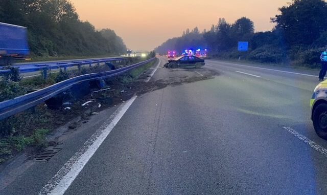 FW-GLA: Verkehrsunfall auf der BAB FR Hannover