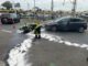FW-LK Leer: Benzin lief aus nach Verkehrsunfall