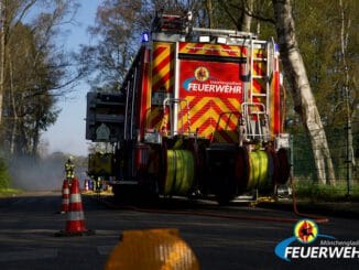 FW-MG: Verkehrsunfall, eine verletzte Personen