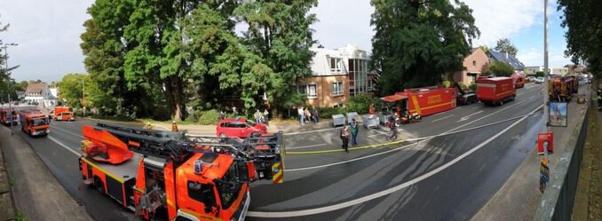 FW-MH: Am heutigen Samstag kam es um kurz vor 14 Uhr zu einem Brand in einer Tiefgarage in Mülheim-Speldorf.