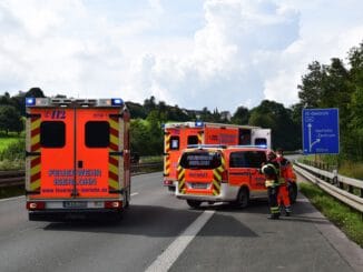 FW-MK: Verkehrsunfall auf der BAB 46