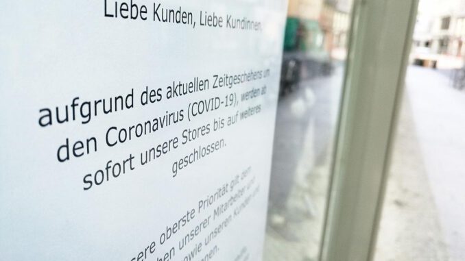dts_image_14784_kpnageicrm_889_1200_840.jpg Wegen Coronakrise geschlossener Laden, über dts Nachrichtenagentur