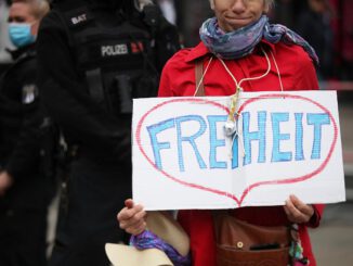 Corona-Demo, über dts Nachrichtenagentur