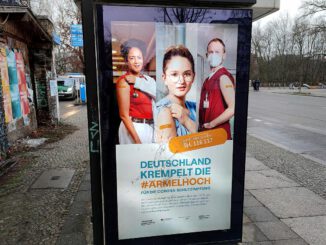 Werbung für Impfkampagne, über dts Nachrichtenagentur