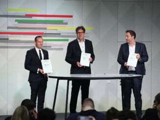 Unterschrift des Ampel-Koalitionsvertrags am 7.12.21, über dts Nachrichtenagentur
