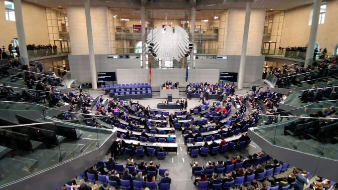 Bundestagsplenum, über dts Nachrichtenagentur