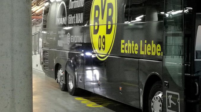 Bus von Borussia Dortmund, über dts Nachrichtenagentur