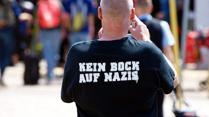 Anti-Nazi-Protest, über dts Nachrichtenagentur