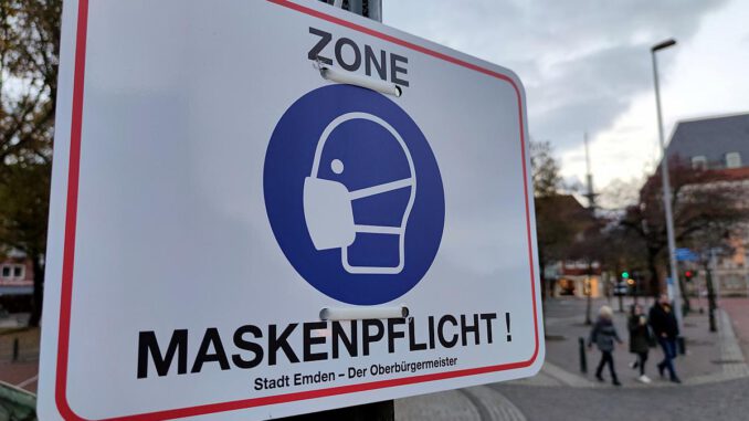 Maskenpflicht in der Innenstadt von Emden, über dts Nachrichtenagentur