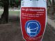 Hinweis auf Maskenpflicht, über dts Nachrichtenagentur