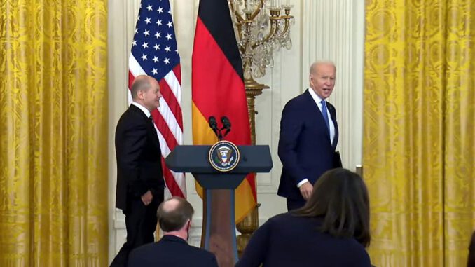 Olaf Scholz und Joe Biden am 07.02.2022, über dts Nachrichtenagentur