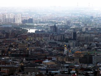 Blick über Moskau mit Moskwa im Hintergrund, über dts Nachrichtenagentur