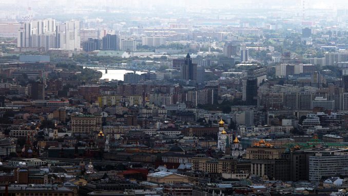 Blick über Moskau mit Moskwa im Hintergrund, über dts Nachrichtenagentur