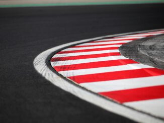 Fahrbahnmarkierung auf einer Formel-1-Rennstrecke, über dts Nachrichtenagentur