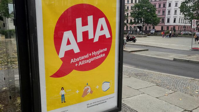 Werbung für AHA-Regeln, über dts Nachrichtenagentur