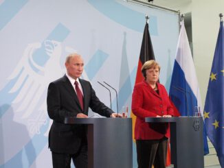 Wladimir Putin und Angela Merkel, über dts Nachrichtenagentur