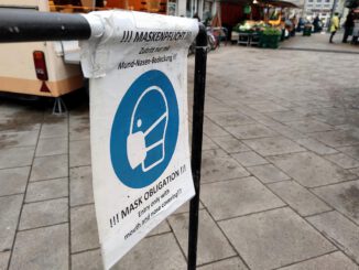 Maskenpflicht auf einem Wochenmarkt, über dts Nachrichtenagentur