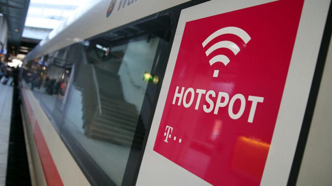 ICE mit WLAN, über dts Nachrichtenagentur