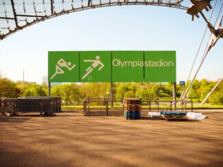 Olympia stadion signage
