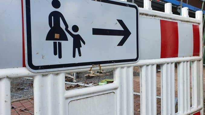 Rittergasse auf Höhe Norma gesperrt