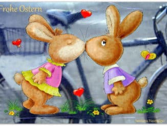 Frohe Ostern mit Kuß oder Wir fahren ins Grüne